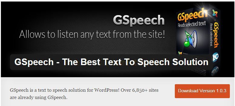 ¿Cómo hacer tu sitio WordPress accesible para todo el mundo? 1 sitio wordpress accesible GSpeech