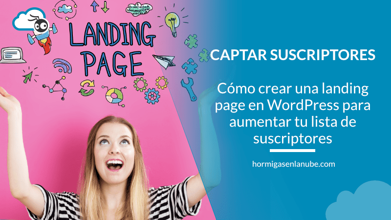 crear una landing page en wordpress