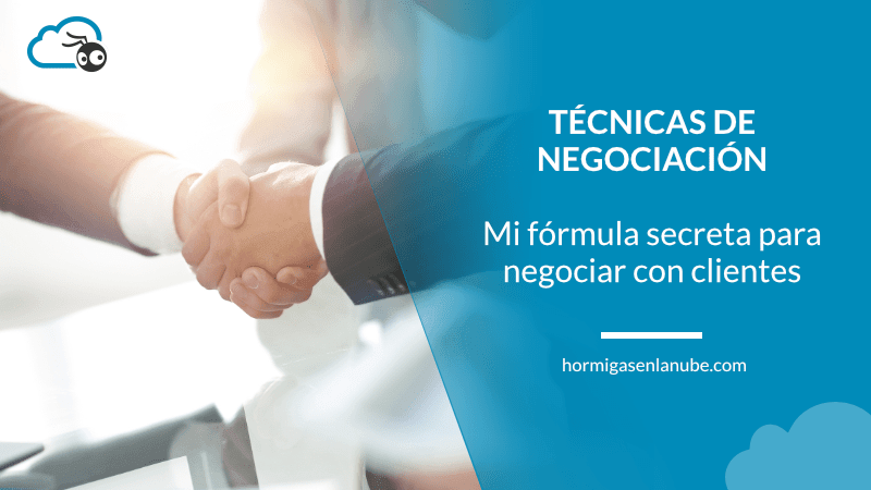negociar con clientes