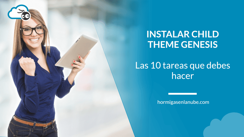 instalar un nuevo child theme genesis