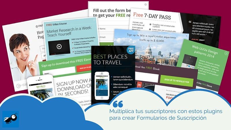Formularios de suscripción en WordPress