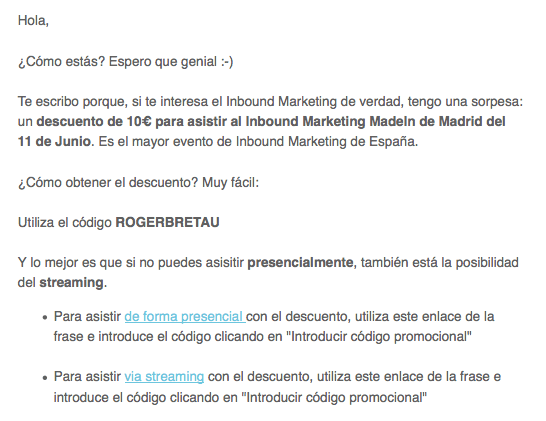¿Qué es una campaña de email marketing efectivo? 2 campaña inbound madein madrid