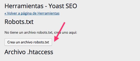 Googlebot no puede acceder a los archivos CSS y JS 3 Crear fichero robots.txt