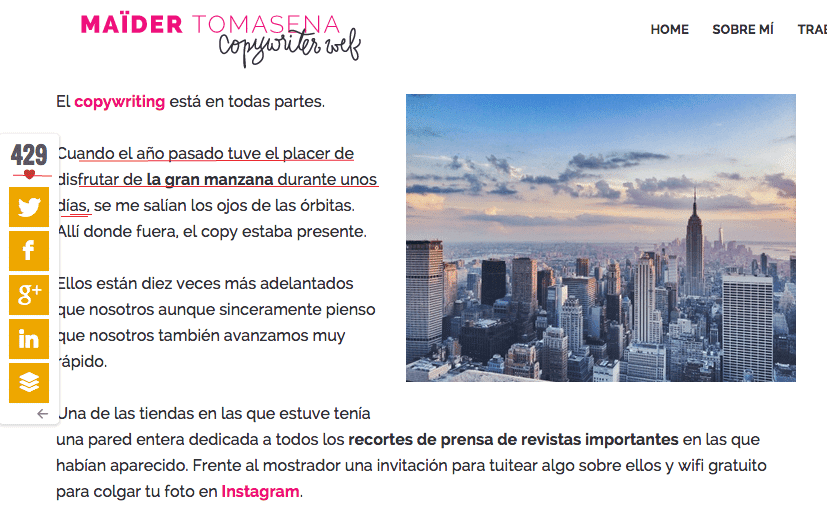 Cómo destacar entre tanto ruido con contenidos de calidad en tu blog 2 Contenidos de calidad Maïder