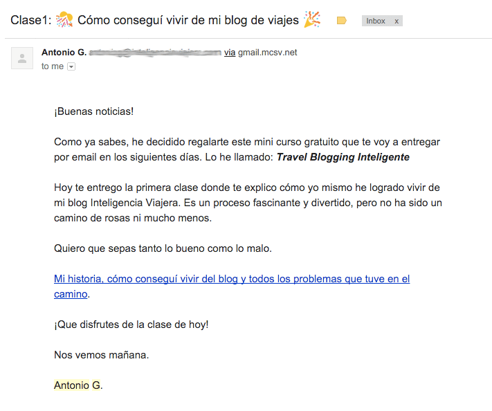 Como crear una secuencia automática de email marketing y ser inolvidable ante tus suscriptores 2 antonio_g