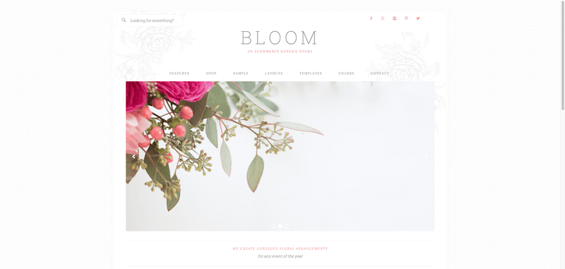 25 Child Theme Genesis para WooCommerce especiales 12 Bloom