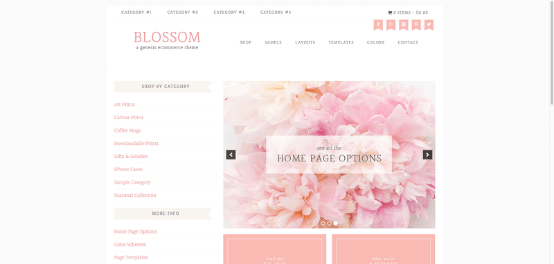 25 Child Theme Genesis para WooCommerce especiales 11 Blossom