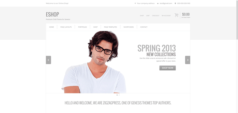 25 Child Theme Genesis para WooCommerce especiales 25 Eshop