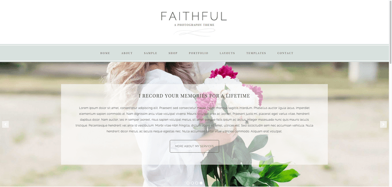 25 Child Theme Genesis para WooCommerce especiales 8 FaithFul