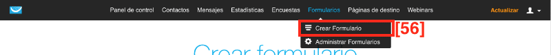 Crear formularios Crear formularios de suscripción