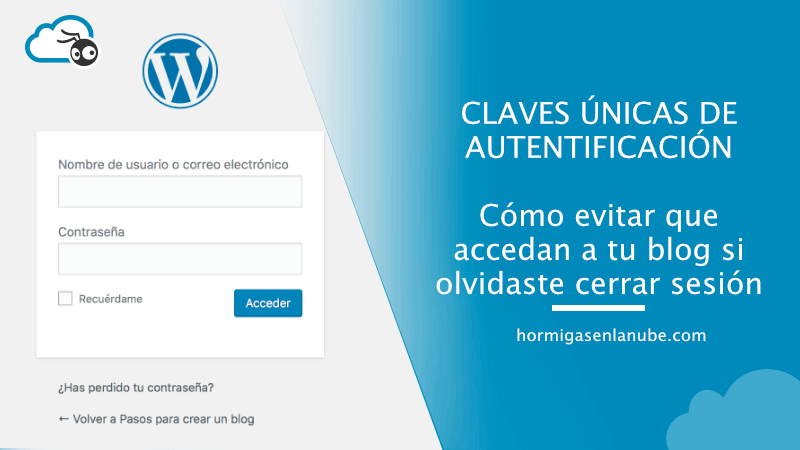 claves únicas de autentificación