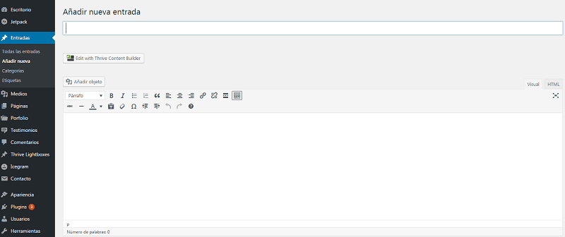 Cómo crear tu web profesional desde cero en 5 pasos y en menos de 30 minutos 5 cómo crear una entrada en WordPress