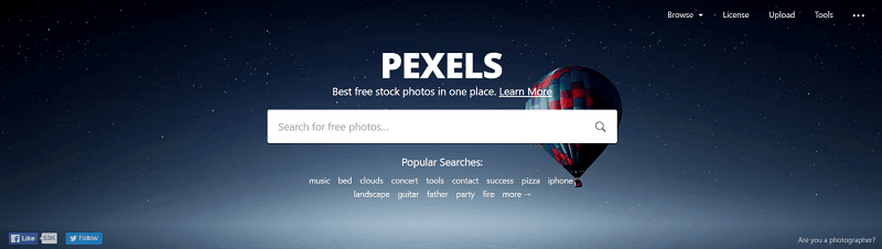 25 bancos de imágenes gratis para tu web o blog 4 Banco de imágenes gratis Pexels