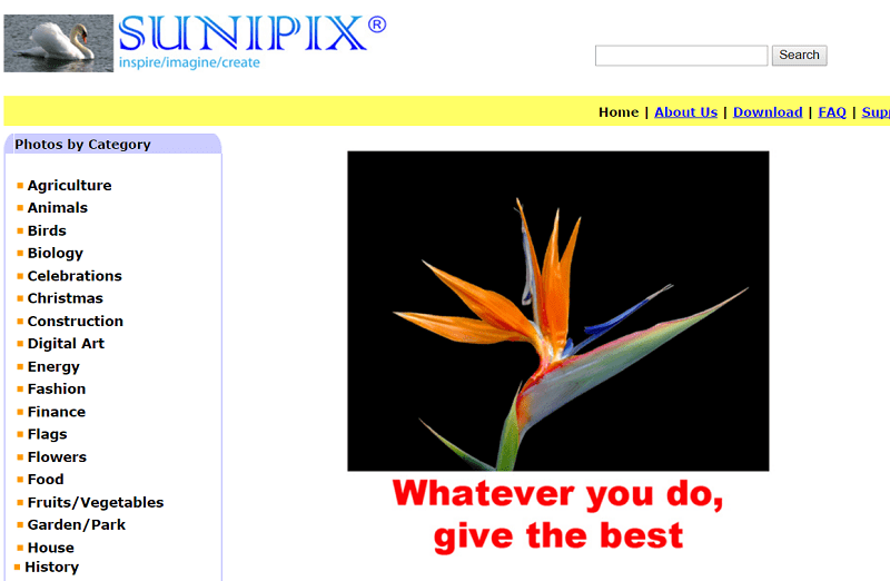 25 bancos de imágenes gratis para tu web o blog 24 banco de imágenes gratis Sunipix