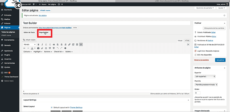 Cómo crear una página de inicio de alto impacto con Genesis y Beaver Builder 5 Page Builder