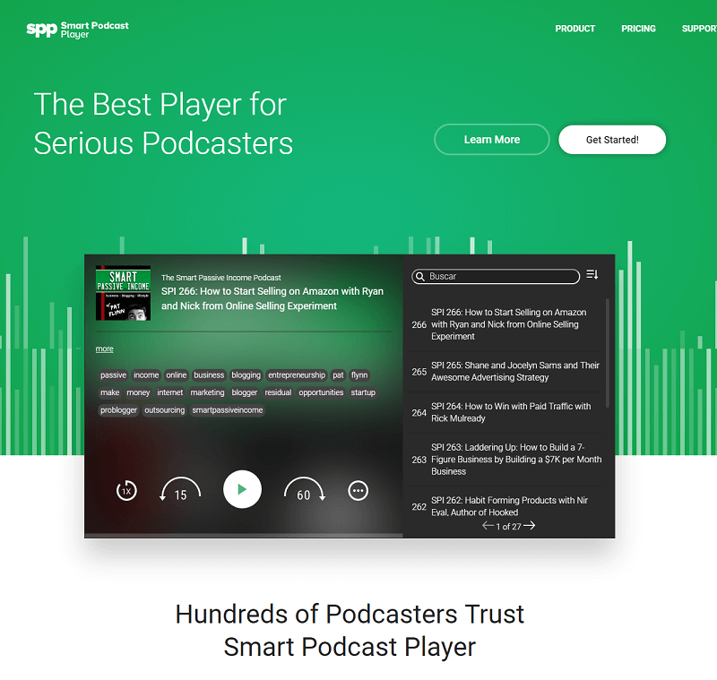 Plugins para wordpress: smart podcast player