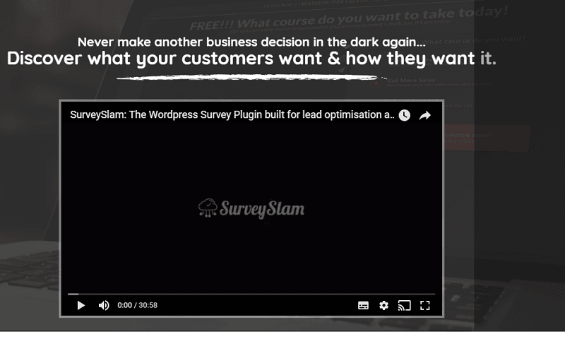Plugins para WordPress: surveyslam