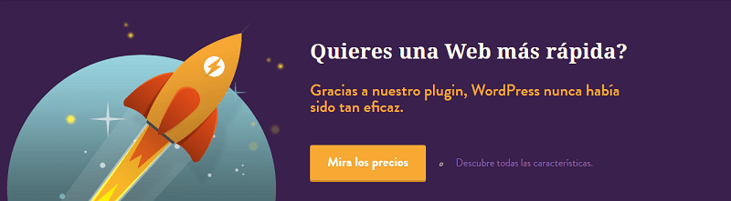 Plugins para wordpress: WP Rocket