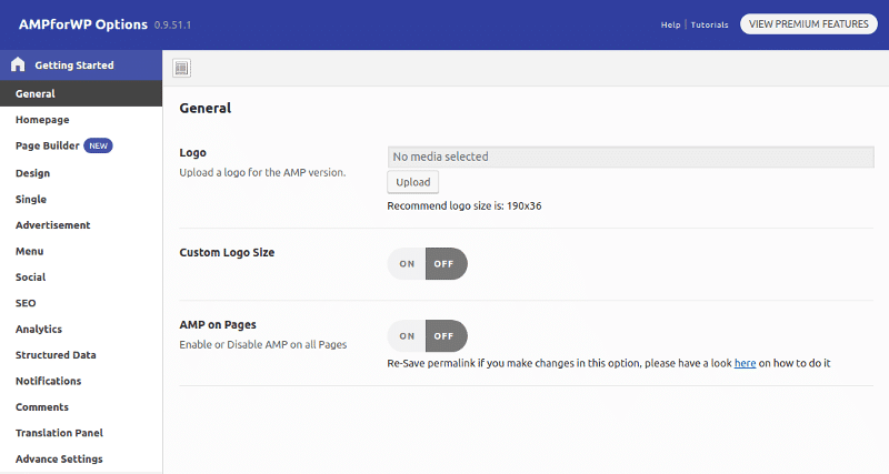 Megatutorial Google AMP (Accelerated Mobile Pages) para WordPress 4 Ajustes generales