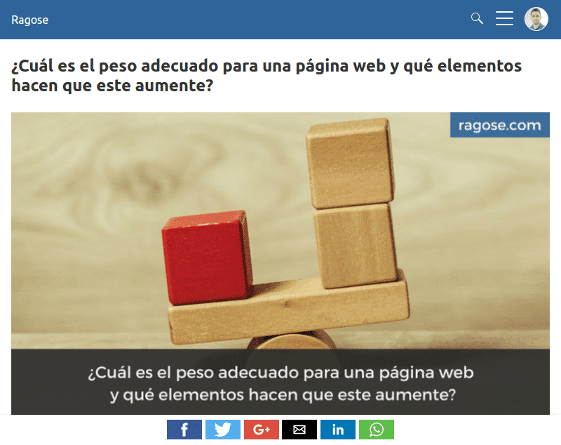 Megatutorial Google AMP (Accelerated Mobile Pages) para WordPress 9 AMP Diseño personalizado