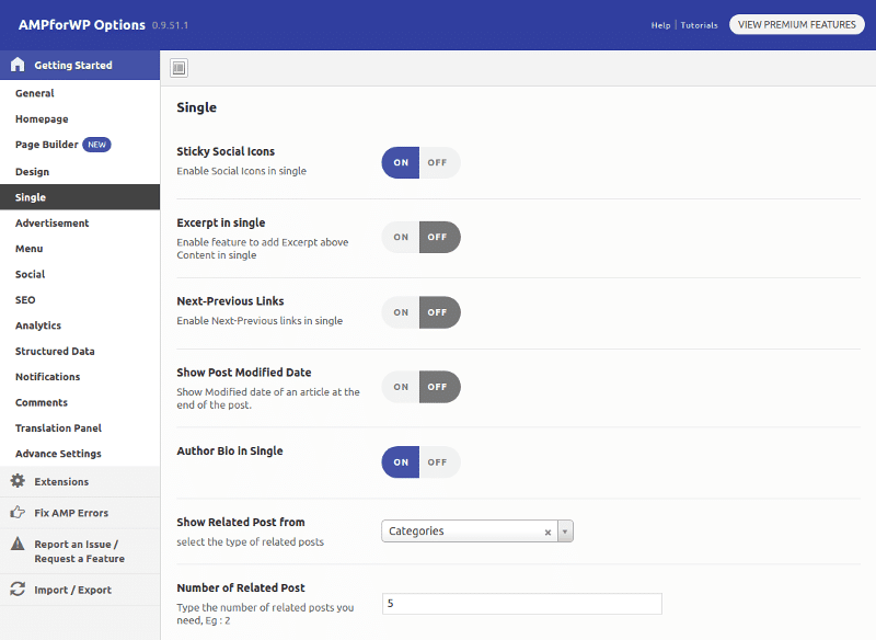 Megatutorial Google AMP (Accelerated Mobile Pages) para WordPress 10 AMP Single