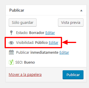 Cómo proteger posts con contraseña en WordPress 1 proteger contenido wordpress