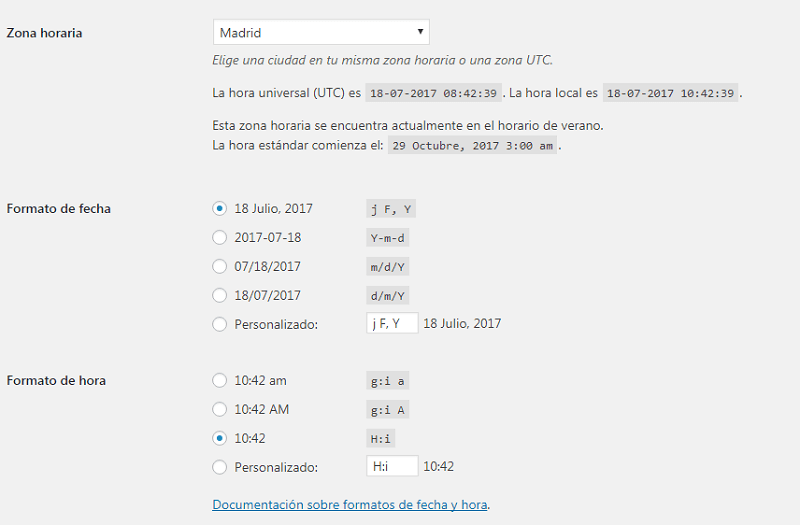Las 10 cosas más importante que debes hacer después de instalar WordPress 2 que-hacer-despues-de-instalar-wordpress-zona-horaria