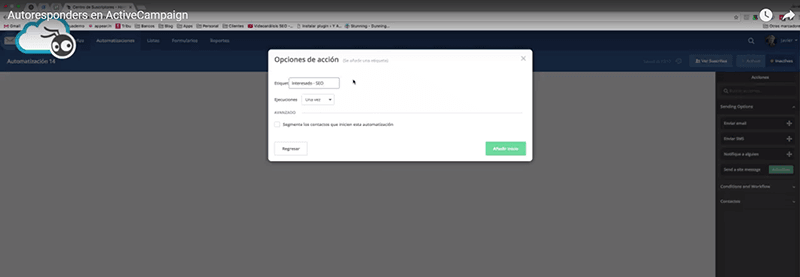 Cómo crear un autoresponder en Active Campaign paso a paso 4 añadir-etiqueta-active-campaign