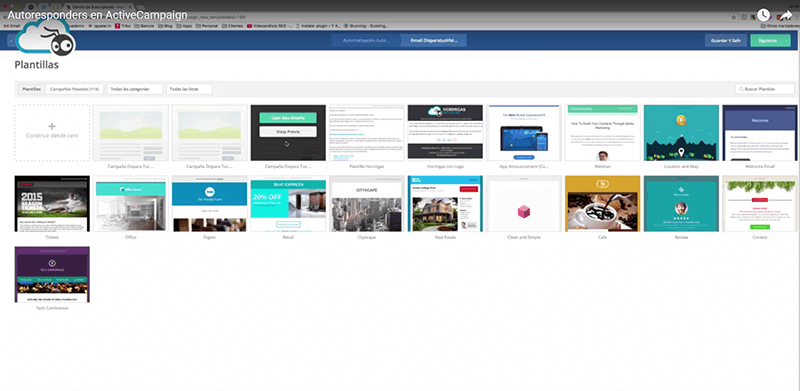 Cómo crear un autoresponder en Active Campaign paso a paso 9 plantilla-email-active-campaign