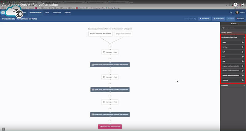 Cómo crear un autoresponder en Active Campaign paso a paso 16 terminar-automatizacion-acitve-campaign