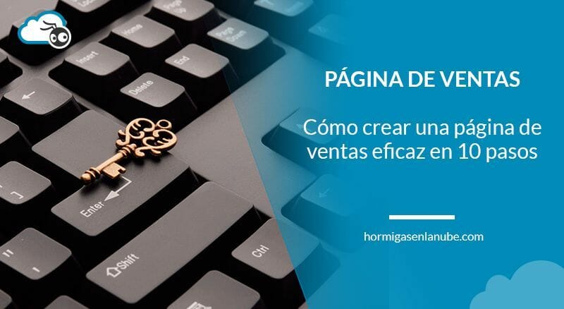 crear una página de ventas