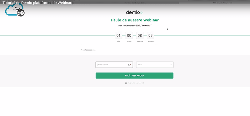 Demio: descubre cómo organizar un webinar de venta paso a paso 15 Ultimos pasos en Demio