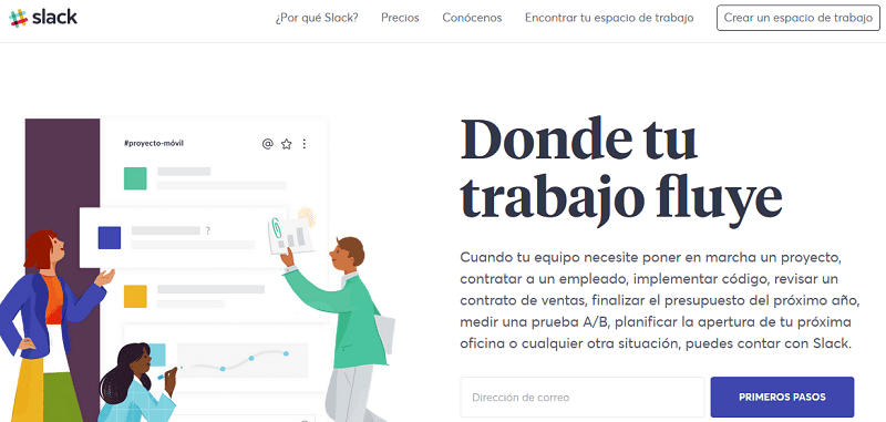 10 herramientas para trabajar en equipo que te ayudarán a trabajar en remoto y aumentar la productividad 5 Herramientas-para-trabajar-en-equipo-slack