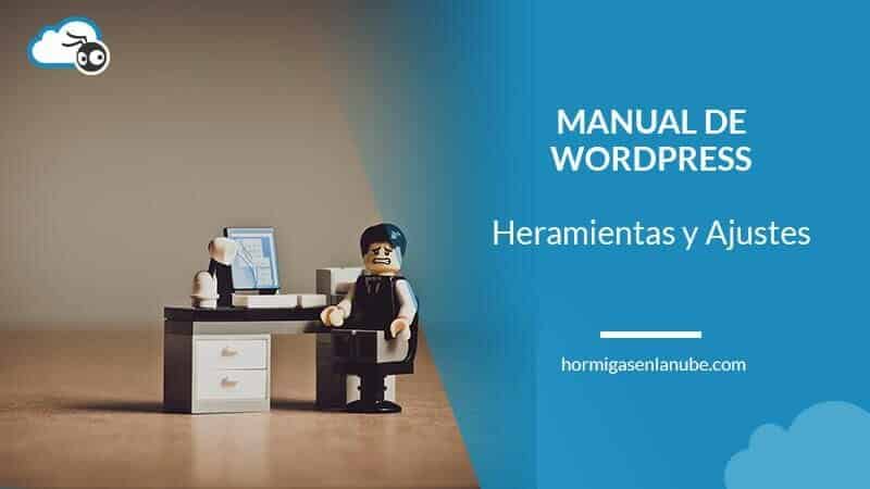 Herramientas y ajustes de WordPress