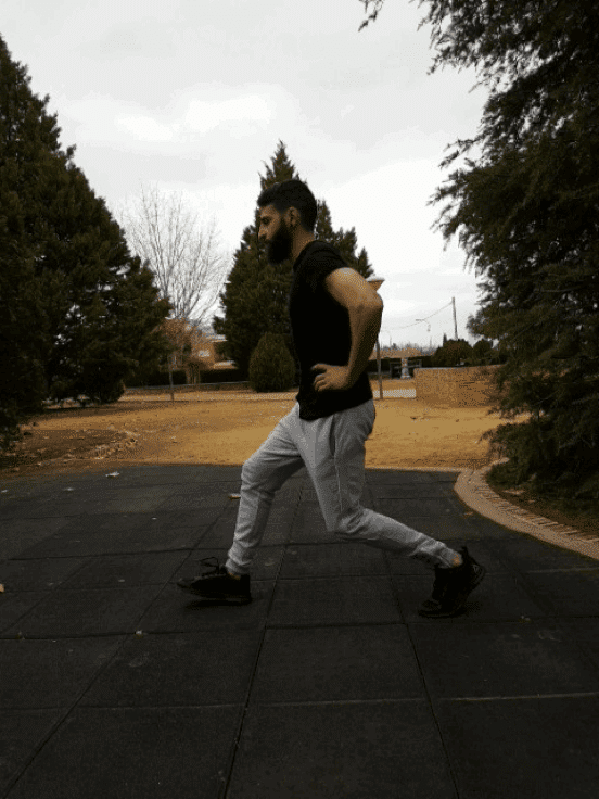 Entrenar en casa - Recupera tu forma física y mejora tu productividad con solo 20 minutos de ejercicio diario 1 Entrenar en casa: lunges