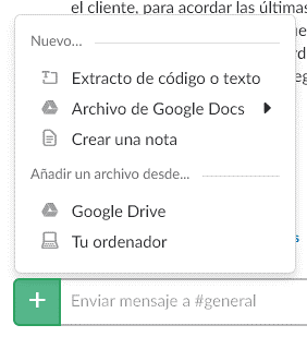 Tutorial de Slack: La herramienta de comunicación para equipos digitales 3 Tutorial de Slack: subir archivos