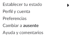 Tutorial de Slack: La herramienta de comunicación para equipos digitales 4 Tutorial de Slack: opciones