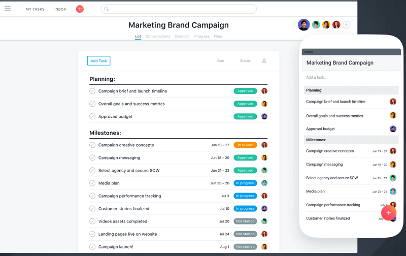 Las 20 mejores herramientas de gestión de proyectos para emprendedores digitales y pequeños negocios 3 Herramientas de gestión de proyectos: Asana