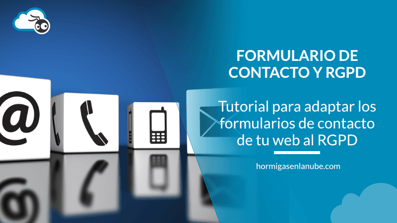 adaptar los formularios de contacto al RGPD