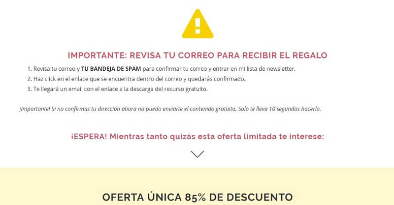 Página de tripwire de Laura López