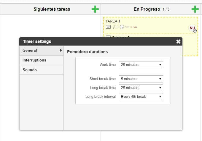 Tutorial de Kanban Flow: planifica proyectos, organiza tareas y gestiona como un PRO el día a día de tu negocio digital 11 Kanban flow: configurar timer