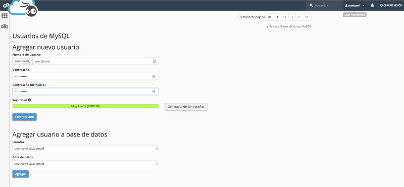 Cómo instalar WordPress paso a paso y desde cero en hosting de Raiola Networks 12 Instalar WordPress: crear usuario y contraseña