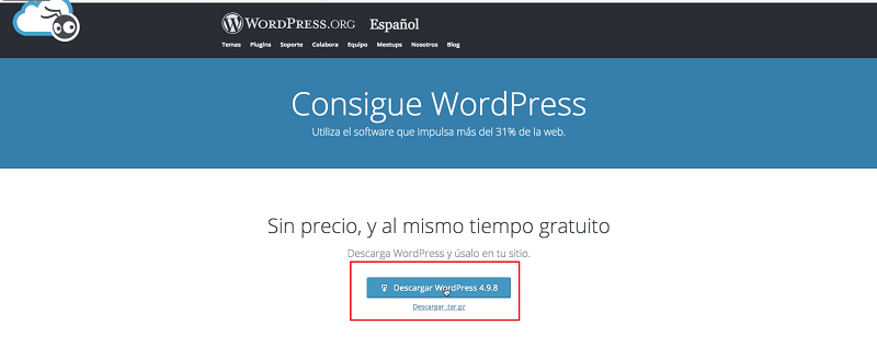 Cómo instalar WordPress paso a paso y desde cero en hosting de Raiola Networks 2 instalar wordpress y descargar wordpress