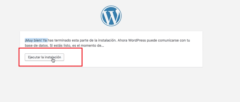 Cómo instalar WordPress paso a paso y desde cero en hosting de Raiola Networks 17 Instalar wordpress: ejecutar instalación