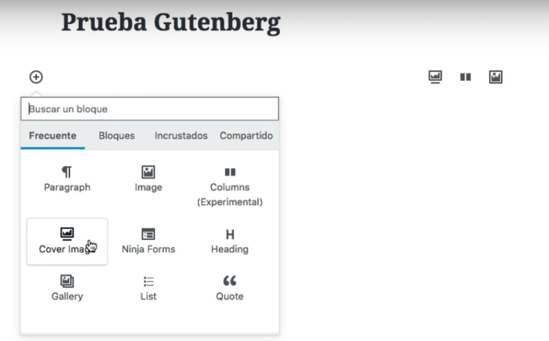 Gutenberg para WordPress: todo lo que necesitas saber sobre el nuevo editor de tu web 2 gutenberg para wordpress: bloques