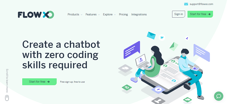 Las 7 mejores herramientas de chatbots + 7 razones por las que incluir esta tecnología en tu negocio online 7 herramientas de chatbots: flowxo