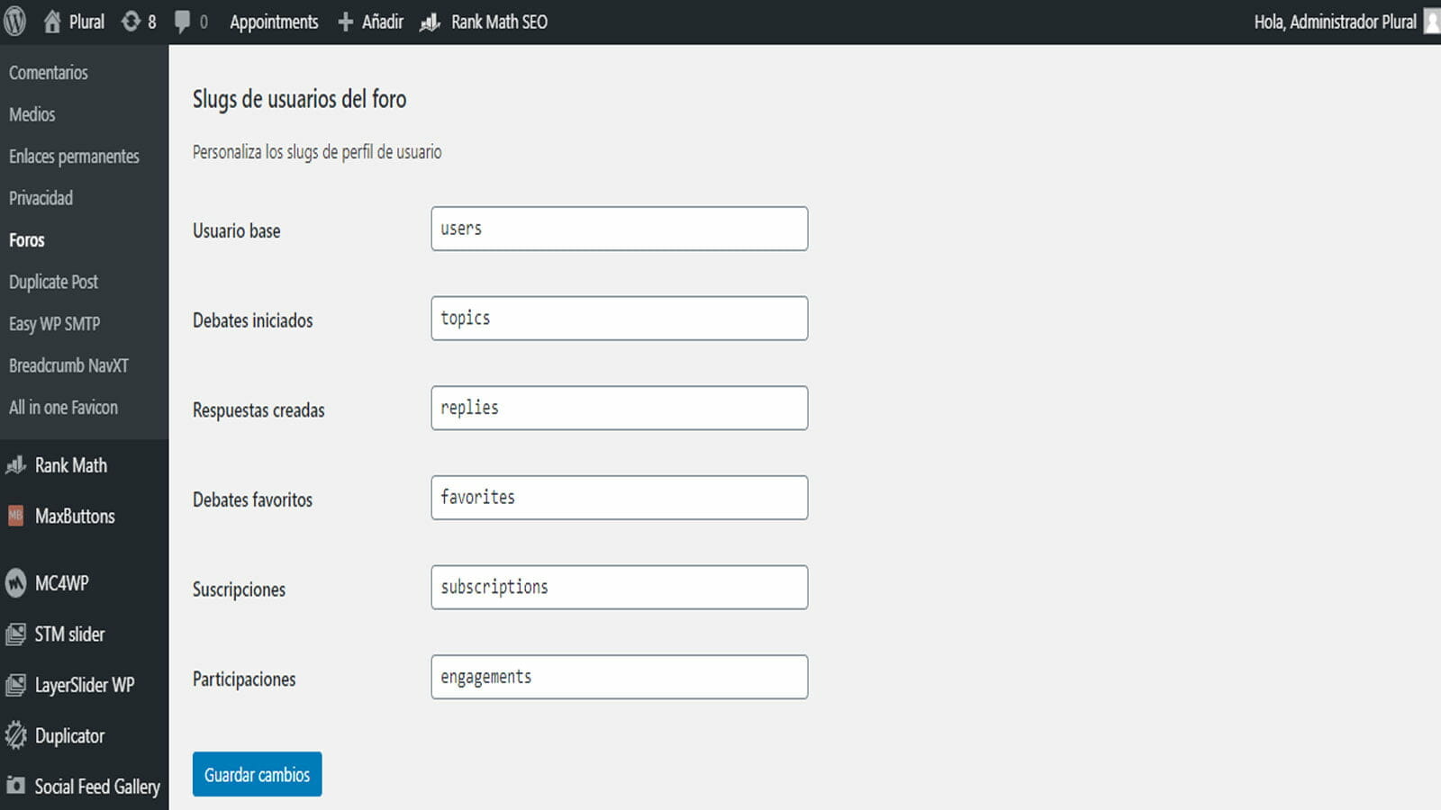 Cómo crear un foro con bbPress en WordPress para potenciar el aprendizaje de tus alumnos 8 bbPress plugin de foros para WordPress