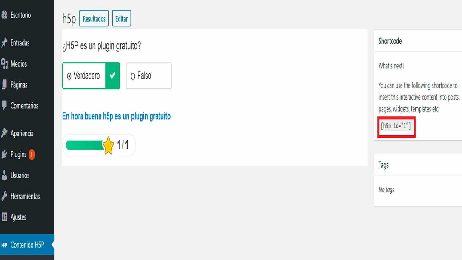 Tutorial H5P Crea contenido interactivo para tus alumnos 1
