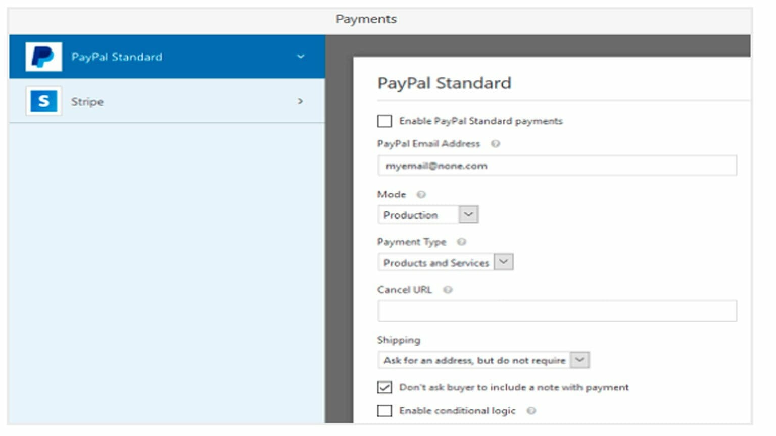 Formulario de pago sencillo para WordPress