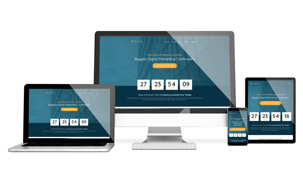 Eventify homepage